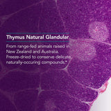 Allergy Research Group Thymus, flacon lyophilisé préservant activité biologique.