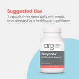 Tricycline d'Allergy Research Group, capsules dans la boîte, format végétarien pratique.