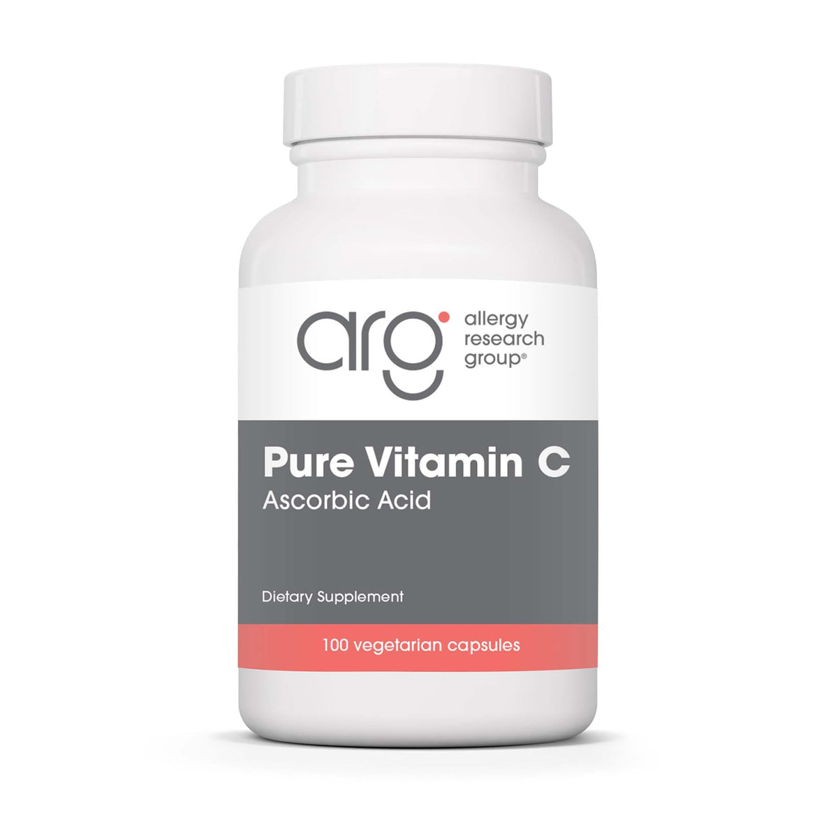 Allergy Research Group Vitamine C Pure en bouteille, soutien potentiel du système immunitaire.