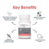 Allergy Research Group vitamine D3 Complete 5000 – ingrédients détaillés