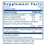 Vitamine K Allergy Research Group – etiquette-bouteille, étiquette claire et allergènes réduits