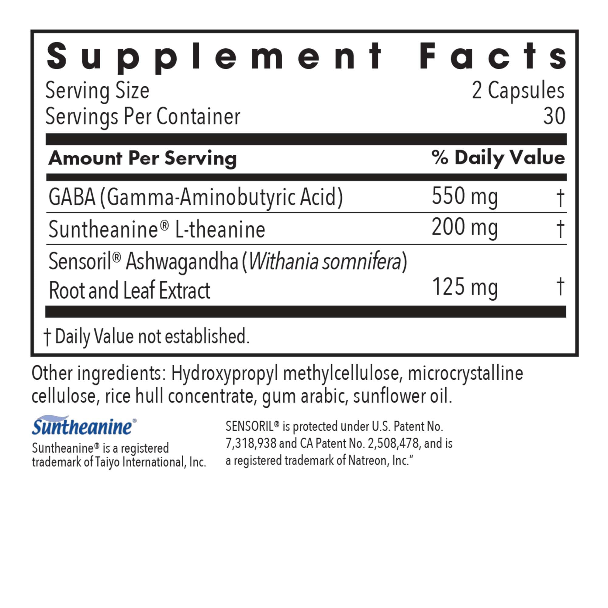 Allergy Research Group Zen Adapt – GABA et L-Theanine pour le bien-être quotidien.
