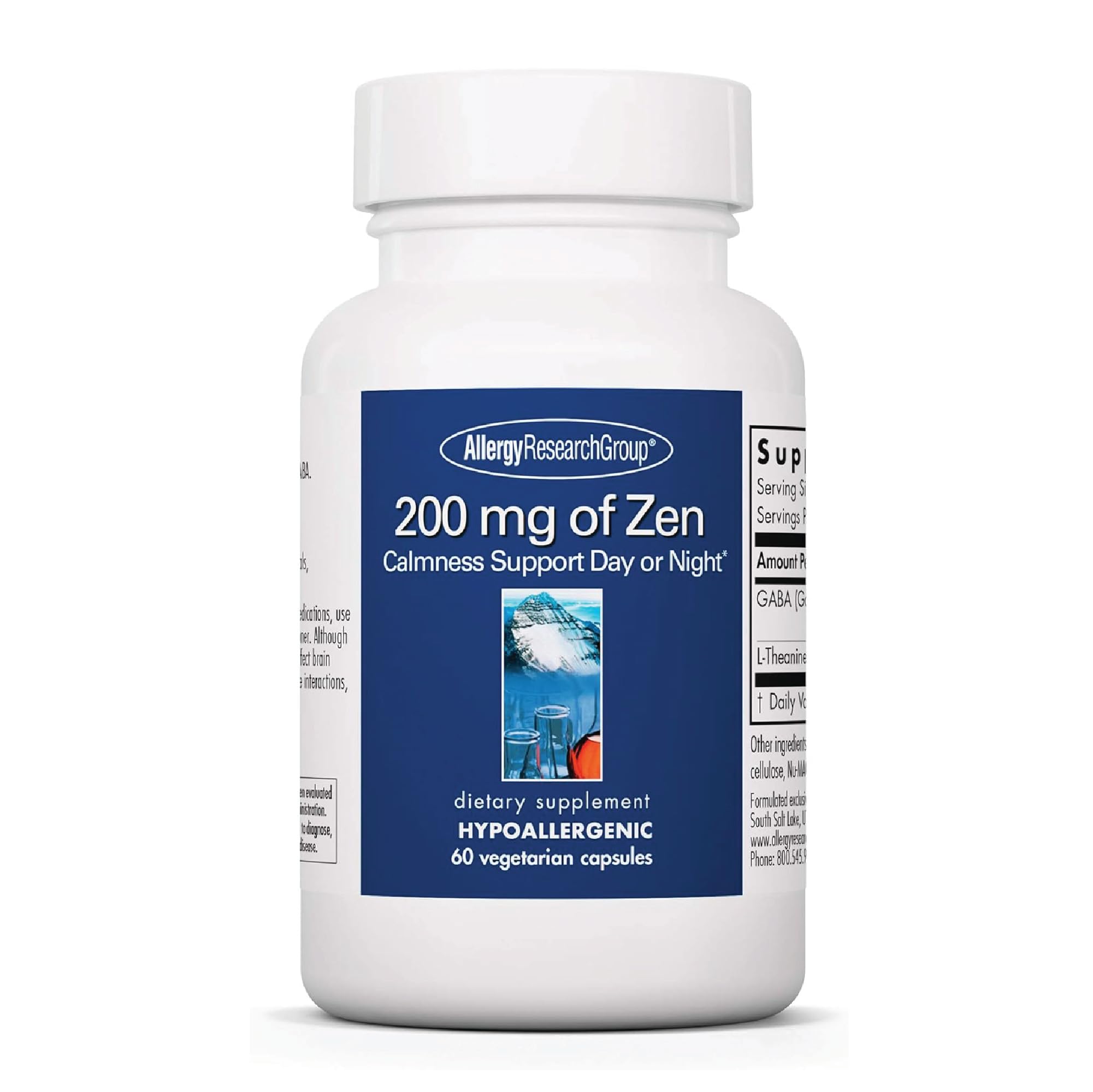 Zen ARG d'Allergy Research Group – capsules calmes quotidiennement sans somnolence
