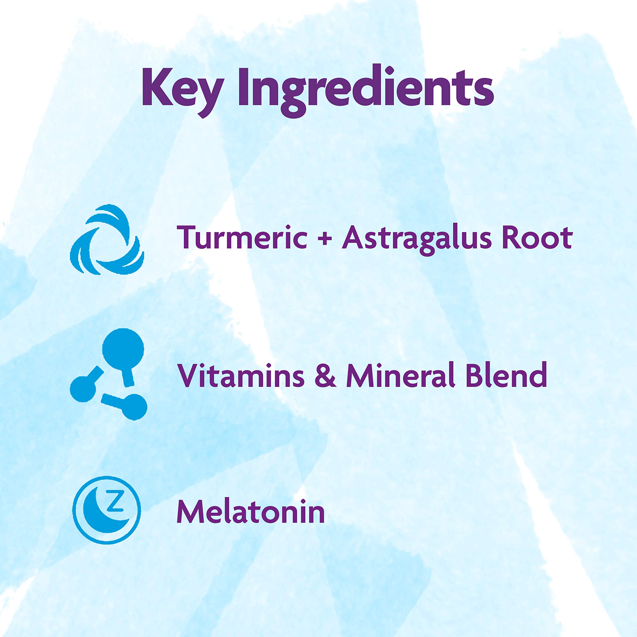 Allerlife Sleep : curcuma et mélatonine, composants clés pour le sommeil.