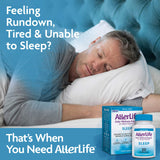 Allerlife Sleep : étiquette claire indiquant les ingrédients et dosage.