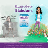 Allerlife Sleep : ingrédients curcuma et mélatonine affichés sur l’étiquette.