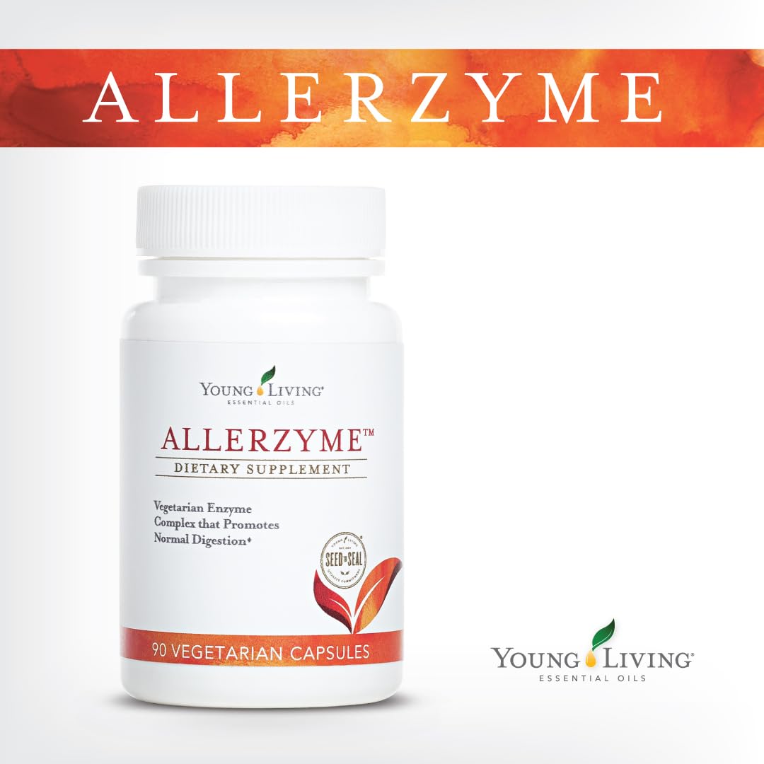 Capsules digestives Allerzyme utilisées après le repas.