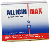 ALLICINMAX Allicin pur capsules - présentation, flacon pour routine quotidienne.
