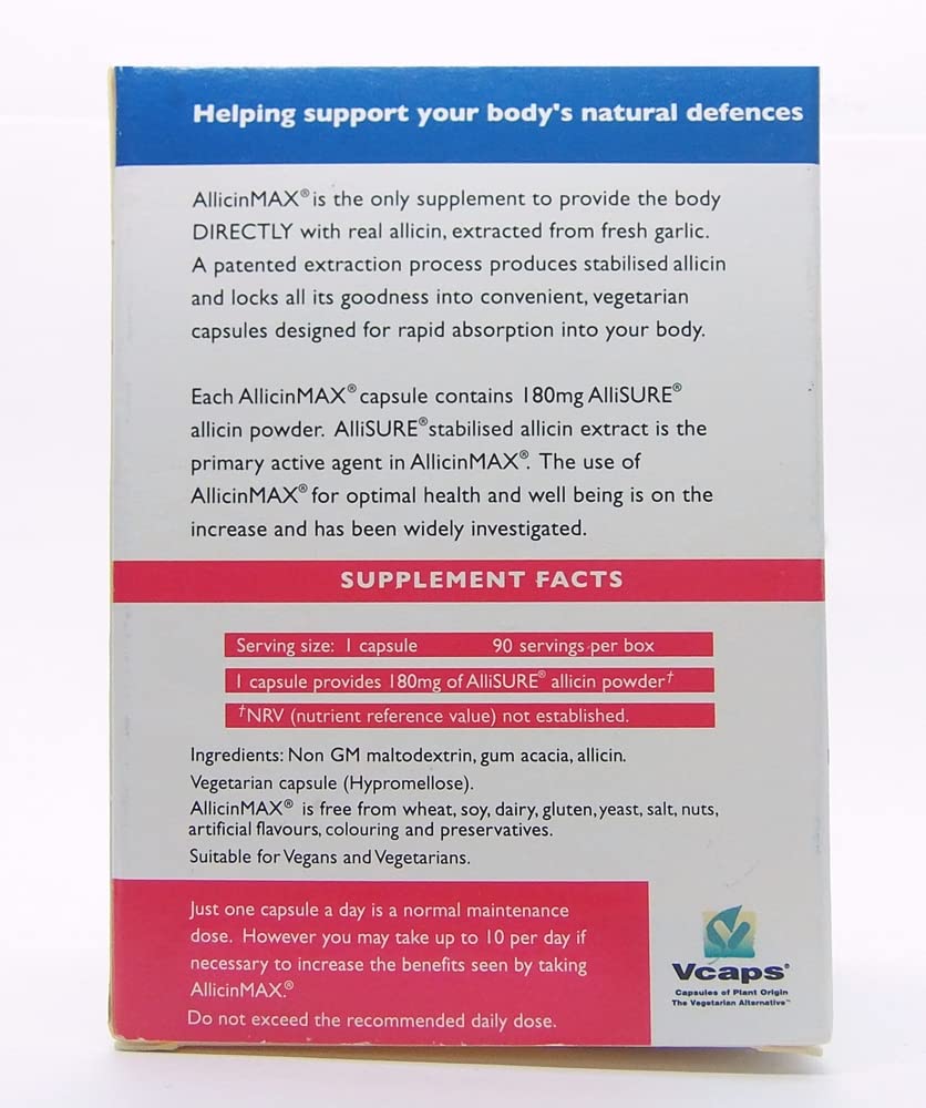 ALLICINMAX – Emballage deux unités, option pratique pour rester approvisionné.