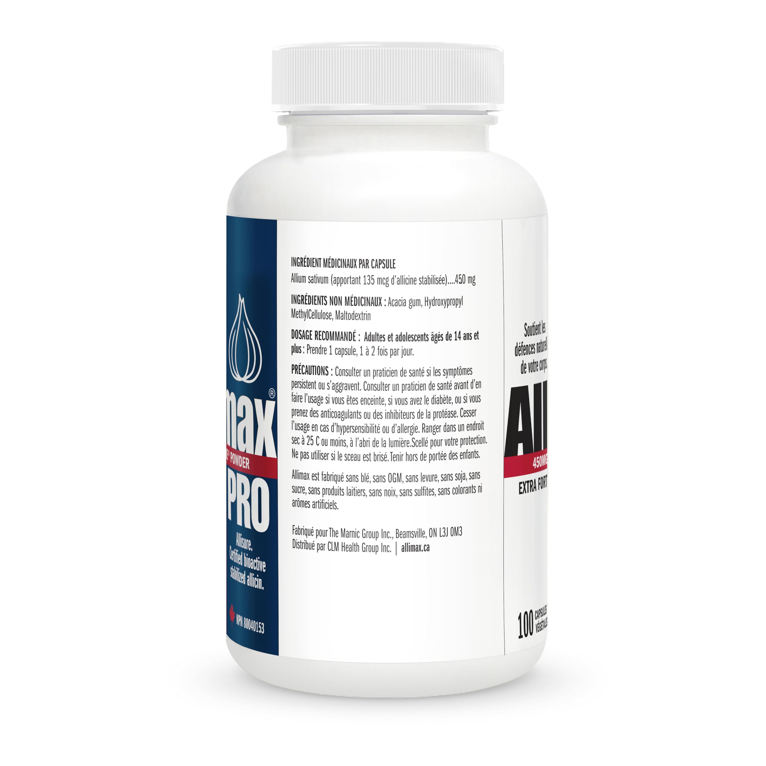 Allimax Pro extrait AlliSURE allicine stabilisée pour performance durable