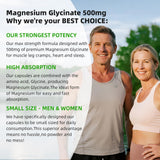 Alliwise Magnésium Glycinate végétarien, adapté au régime végétarien.