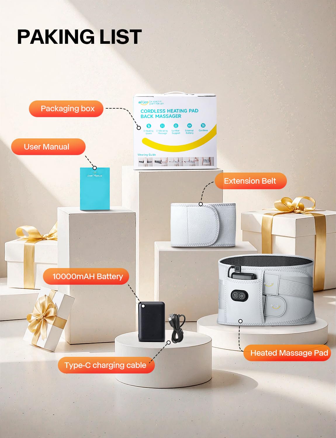 ALLJOY cadeau idéal pour le bien-être et le confort