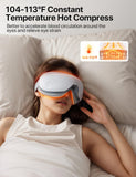 ALLJOY Masque Yeux Musique Intégrée : musique préchargée pour sommeil et détente.