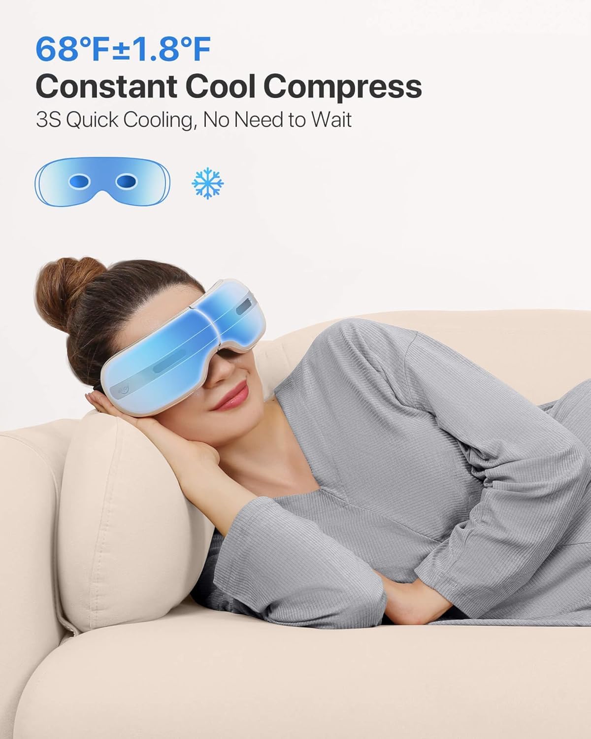 ALLJOY massageur yeux compresse air soulage tensions