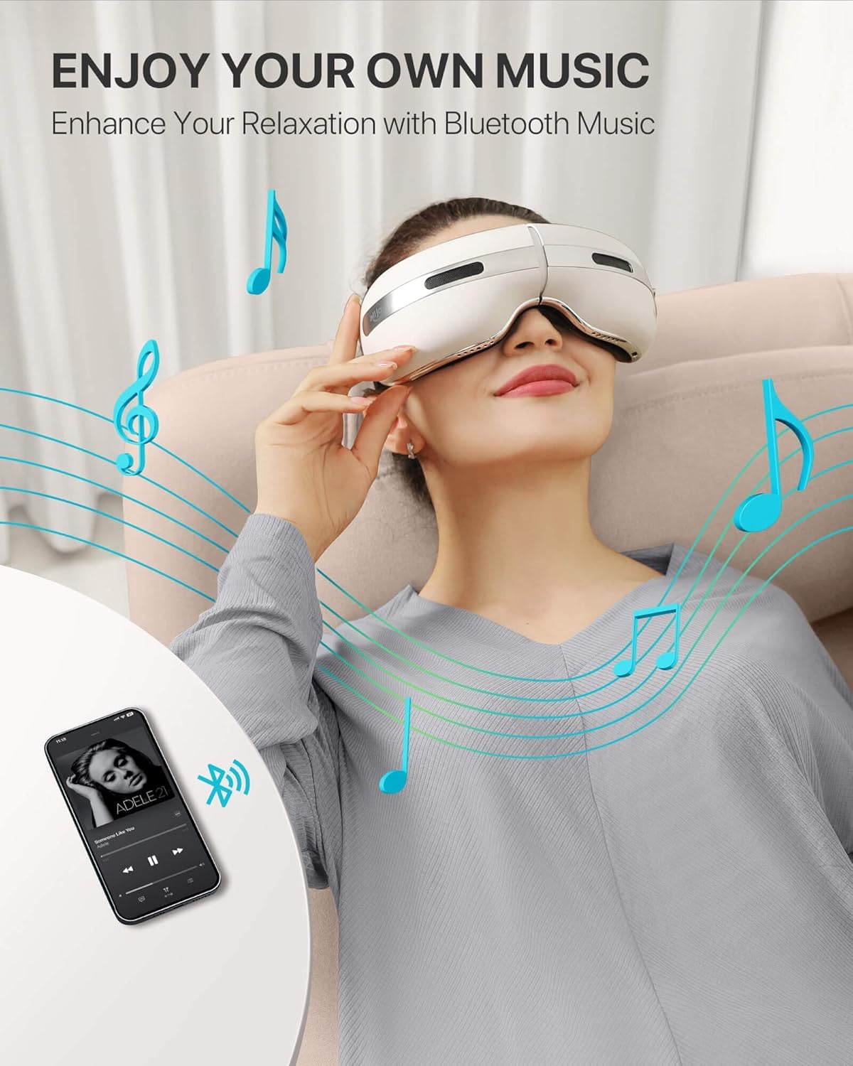 ALLJOY massageur yeux design ergonomique pour confort