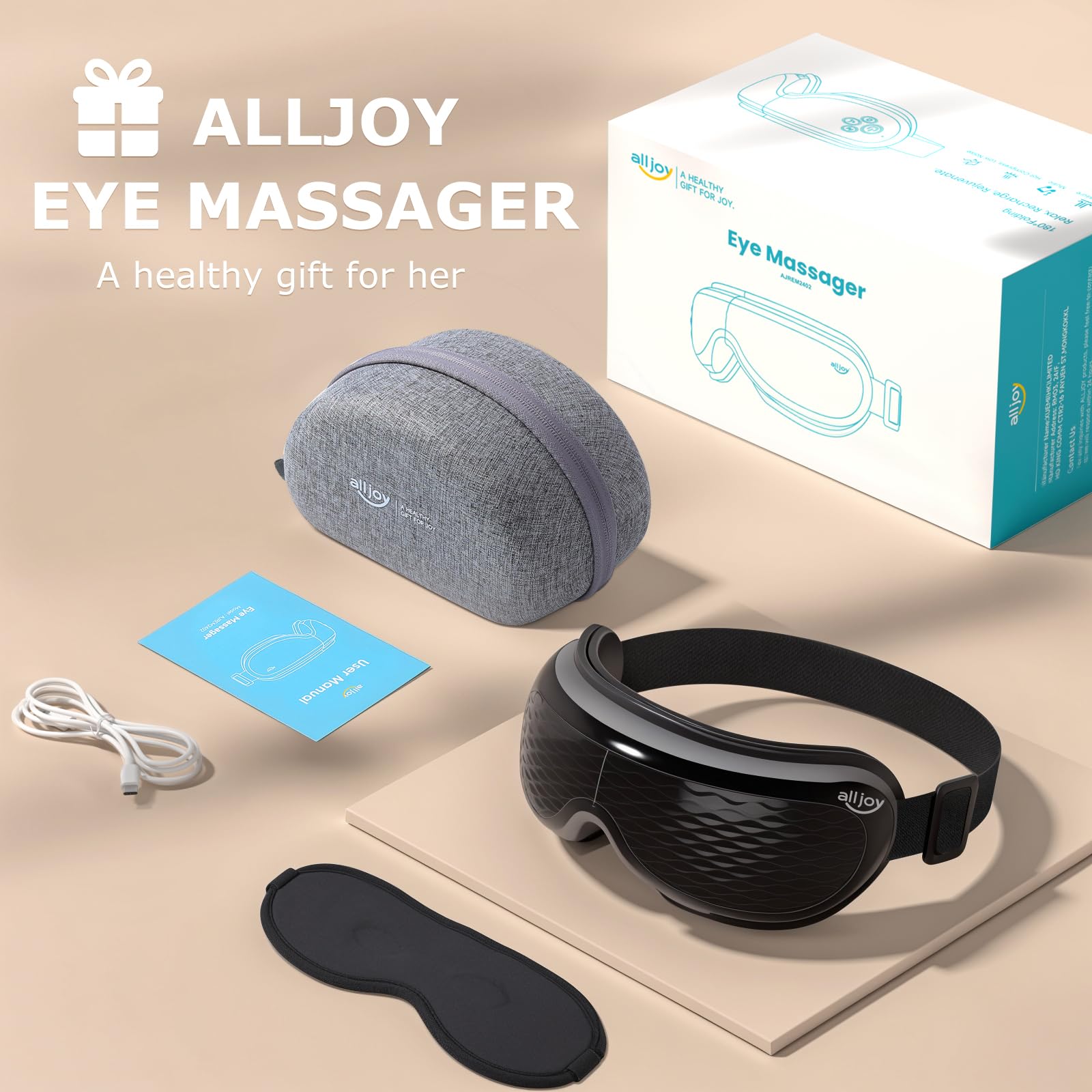 ALLJOY mode de massage avec 5 options et niveaux de compression