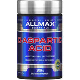ALLMAX Acide D‑Aspartique — bouteille montrée, potentiel soutien à l’énergie pendant l’entraînement
