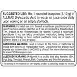ALLMAX Acide D‑Aspartique — poudre fine prête à être incorporée