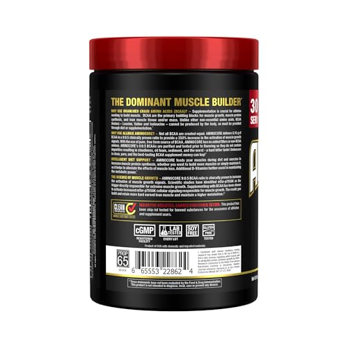 Cuillère-doseuse ALLMAX AminoCore BCAA pour dosage précis.