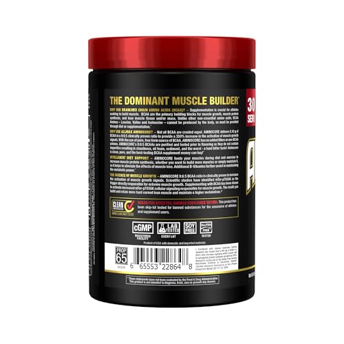 ALLMAX AminoCore dans eau, mélange sans grumeaux pour boisson BCAA facile