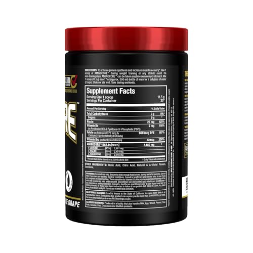 ALLMAX AminoCore ratio BCAA 45:30:25 pour soutien ciblé pendant l'entraînement