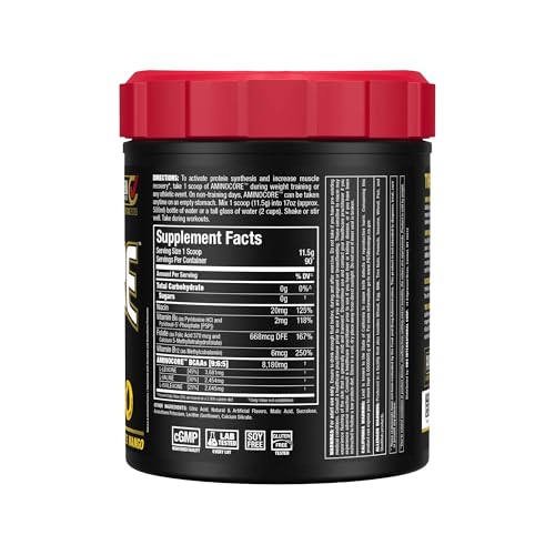 Saveur Ananas Mangue d’ALLMAX AminoCore pour un goût agréable.