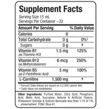ALLMAX Carnitine liquide: sans sucre et sans calories pour une option légère.