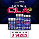 AllMax CLA95 emballage flexible, 30/90/150 gélules selon vos besoins.