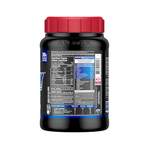 Texture instantanée ALLMAX ALLWHEY Vanille pour un mélange lisse.