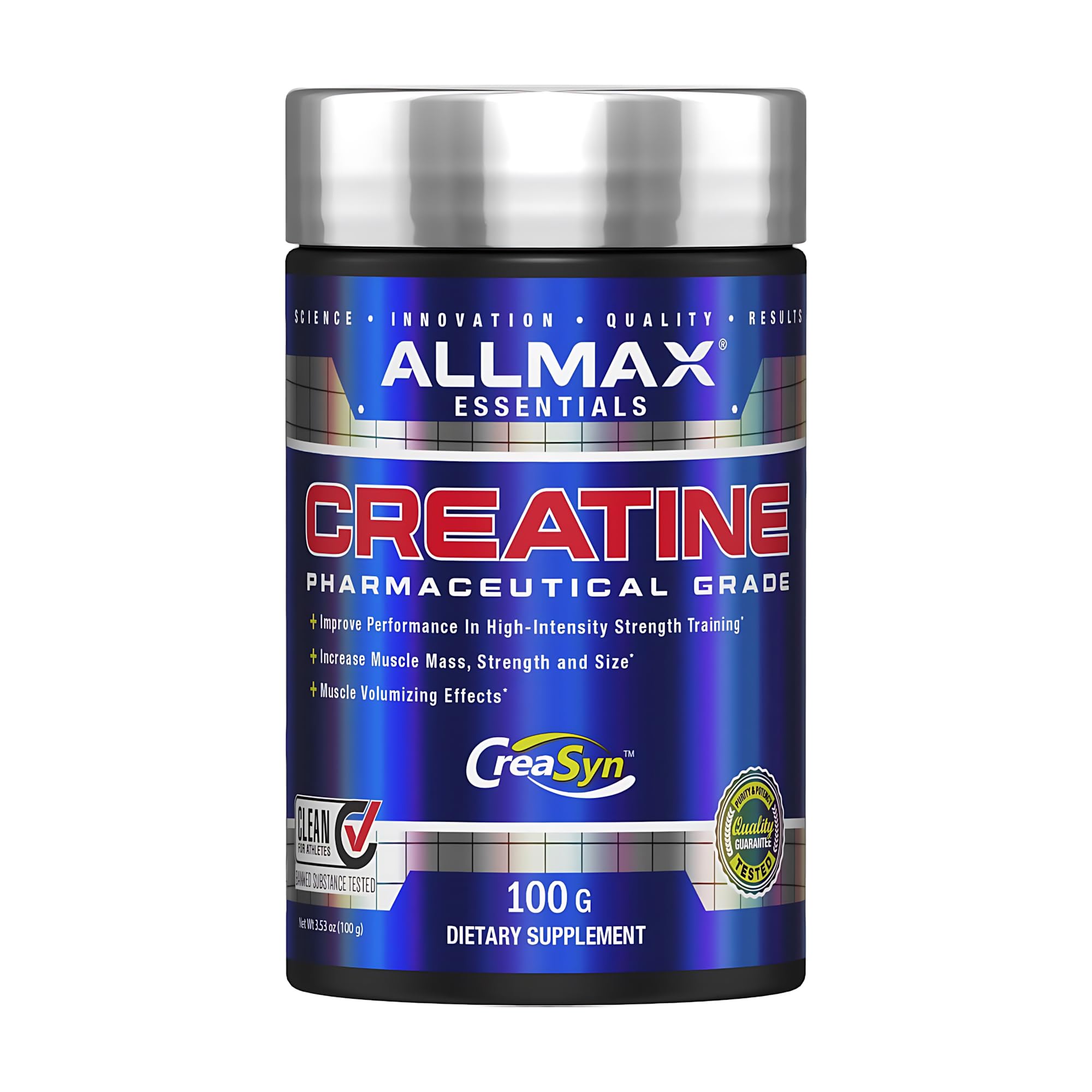 ALLMAX creatine monohydrate : poudre micronisee pour dissolution rapide