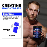 ALLMAX Créatine Monohydrate : sans-gluten-vegan, conforme aux régimes végétaliens et sans gluten.