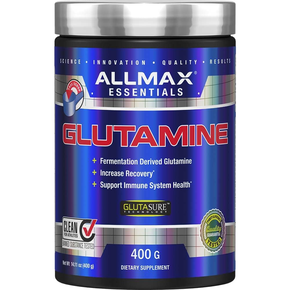 ALLMAX Essentials Arginine HCL — bouteille montrant le produit, soutien potentiel à la circulation et à l’endurance