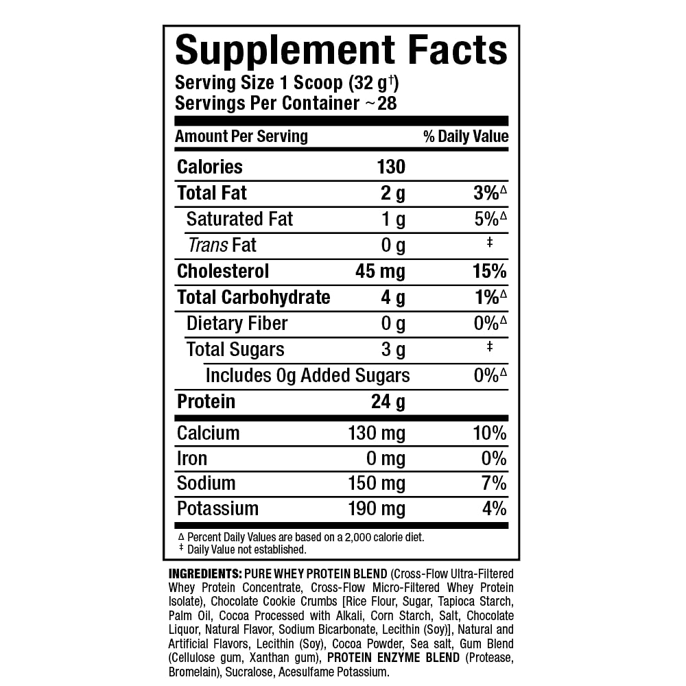 ALLMAX Gold ALLWHEY Cookies & Cream – boisson prête, mélange facile.