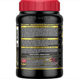 Doseur ALLMAX Gold ALLWHEY Fraise pour doser facilement.