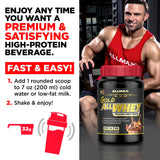 ALLMAX Gold ALLWHEY versement d'une portion protéinée pratique