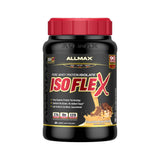 ALLMAX ISOFLEX isolat chocolat beurre cacahuète, soutien récupération rapide après entraînement.