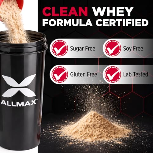 ALLMAX Isoflex, boîte de transport pratique pour emporter votre protéine lors de déplacements.