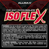 ALLMAX Isoflex chocolat beurre cacahuète, goût gourmand et récupération soutenue.