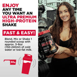 ALLMAX ISOFLEX isolat saveur vanille, boisson agréable et naturelle.