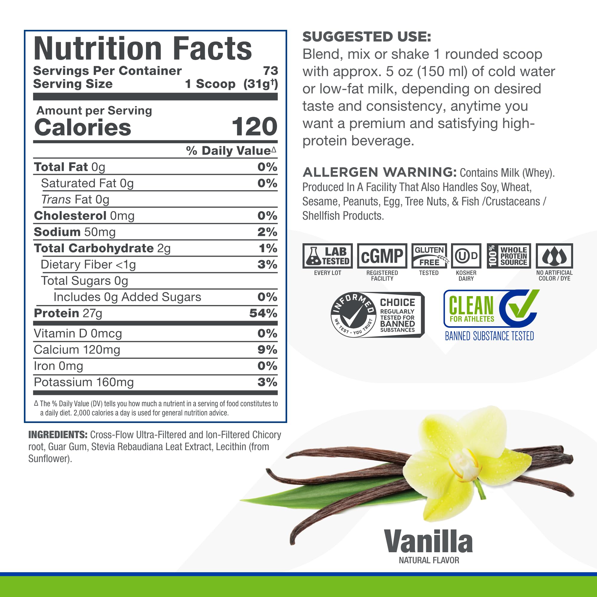 ALLMAX ISONATURAL doseur-verrouillage montre le système de verrouillage.