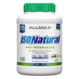 ALLMAX ISONATURAL vanille dans le bocal 5 lb, pratique à ranger.