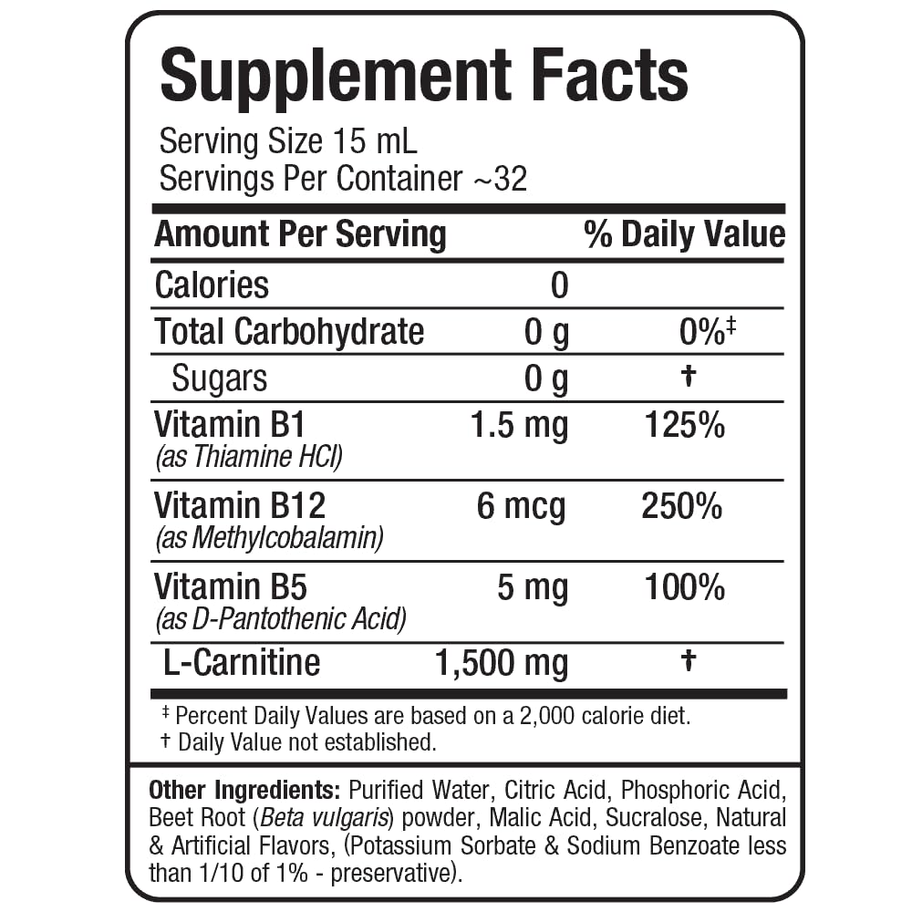 ALLMAX L-Carnitine liquide 1500 mg texture fluide – absorption rapide