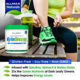 ALLMAX Naturals Cyto-Greens – verre smoothie: goût agréable et apport en nutriments