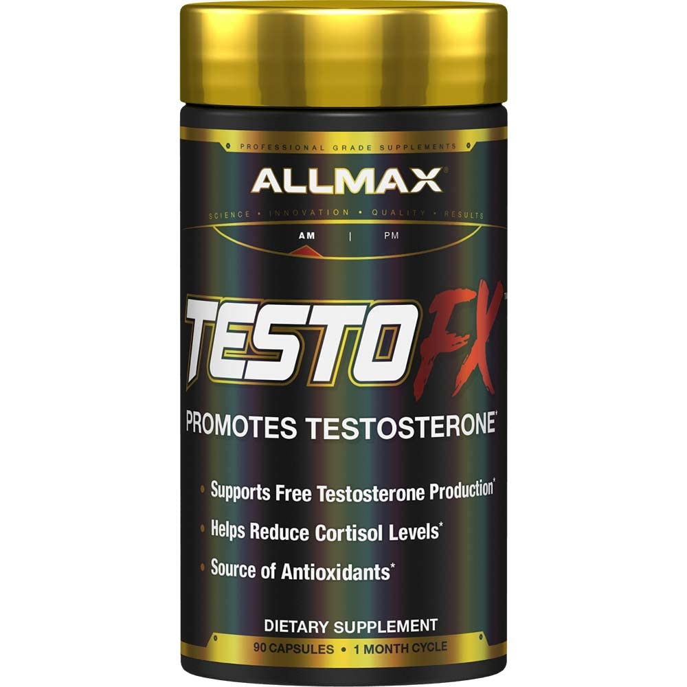 ALLMAX TESTOFX Xtreme – bouteille visible, énergie et récupération possibles.