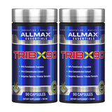 ALLMAX TRIBX90 bouteilles de capsules, soutien potentiel à la vitalité masculine.