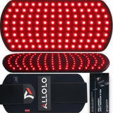 ALLOLO ceinture luminothérapie rouge et infrarouge couvrant dos et abdomen.
