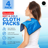 AllSett Health gel chaud-froid 11x14-5, thérapie compressive pratique à domicile.