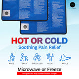 AllSett Health pack gel durable 11x14-5, flexible et facile à envelopper.