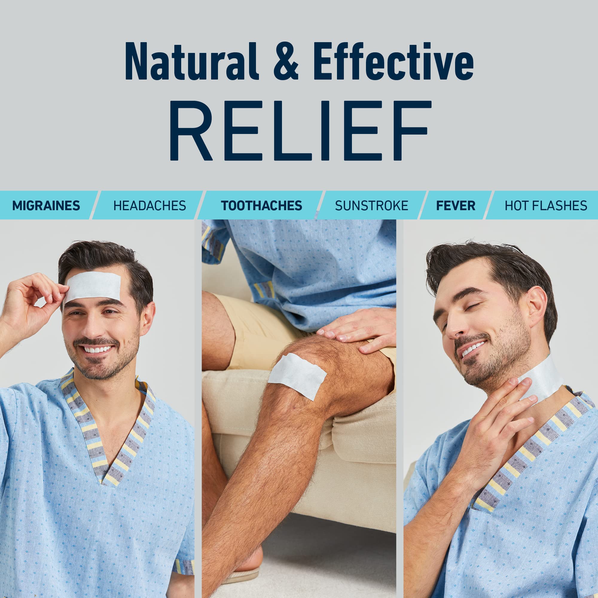 Bandes AllSett Health – durée d’action jusqu’à 8 heures pour un confort durable.