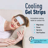 Bandes refroidissantes AllSett Health – soulagement ciblé migraine sans médicament et utilisation facile.
